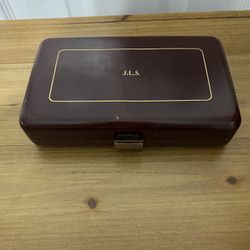 Vintage Buxton Leather Jewelry Case