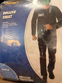 Used SWAT Costume size XL