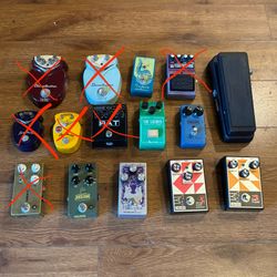 Lot of 15 Guitar Pedals! MXR JHS Earthquaker Maestro Ibanez Digitech