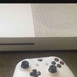 Microsoft Xbox One S 1TB White Console W/ Controller and Cables