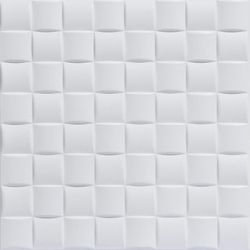 A La Maison Ceilings R25 Basket Weave Foam Glue-up Ultra Pur White Satin 96 pack