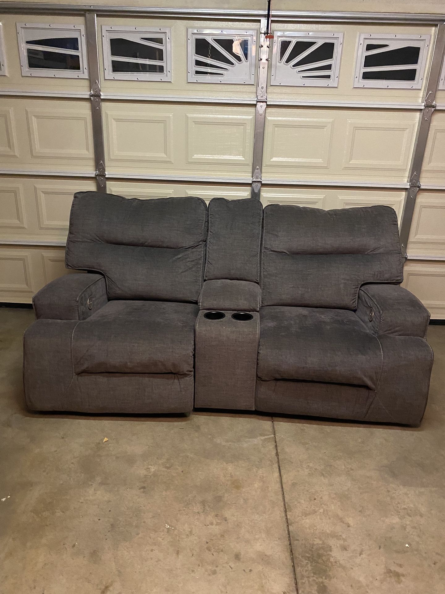 Two Electric Movie Room Recline Couches