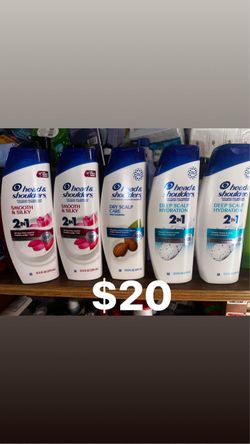 Head & Shoulders Shampoo Bundle – 5 Bottles