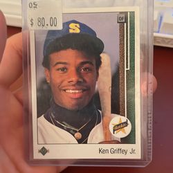 Ken Griffey Jr. Seattle Marines Rookie Card