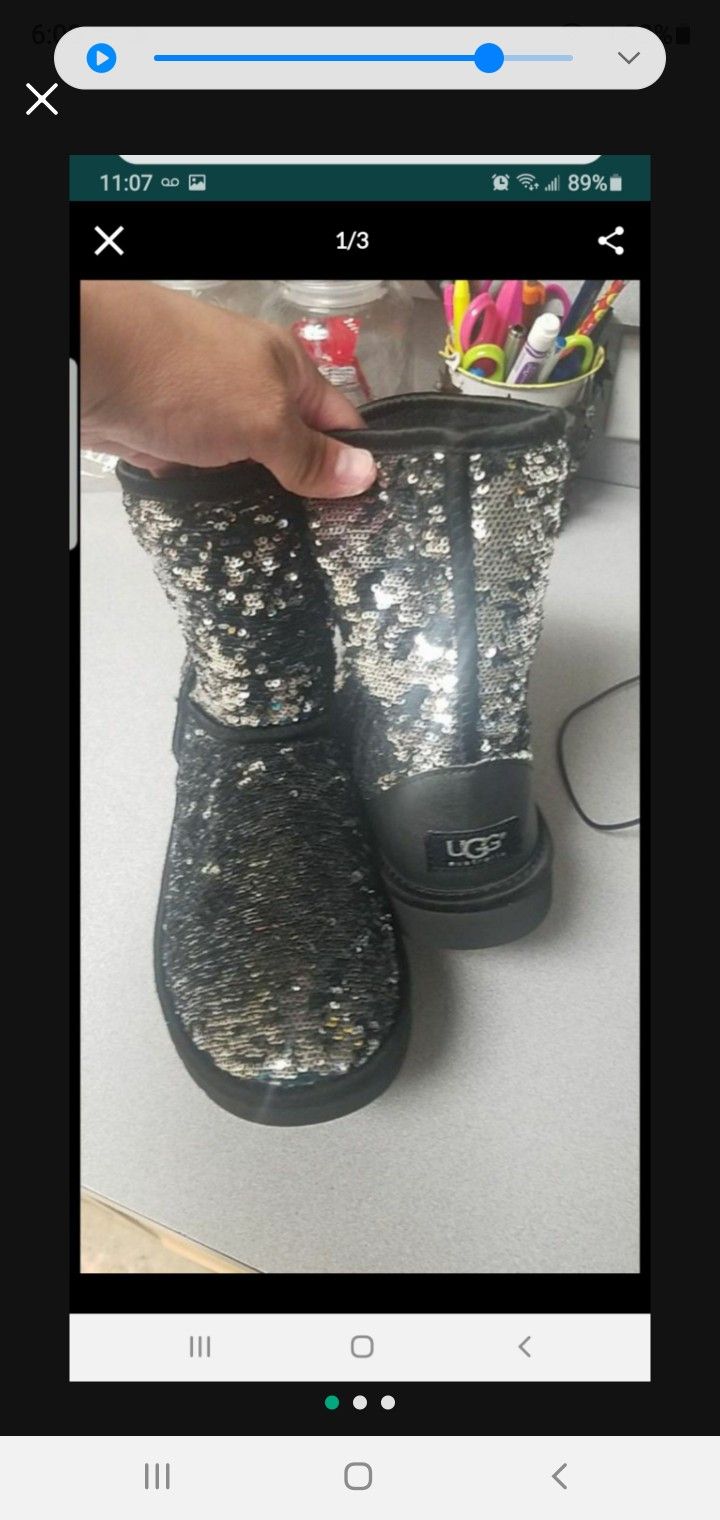 Like New Ugg SEQUIN Boots