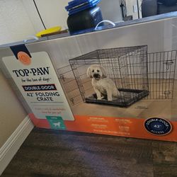 Large Dog Cage Double Doors 