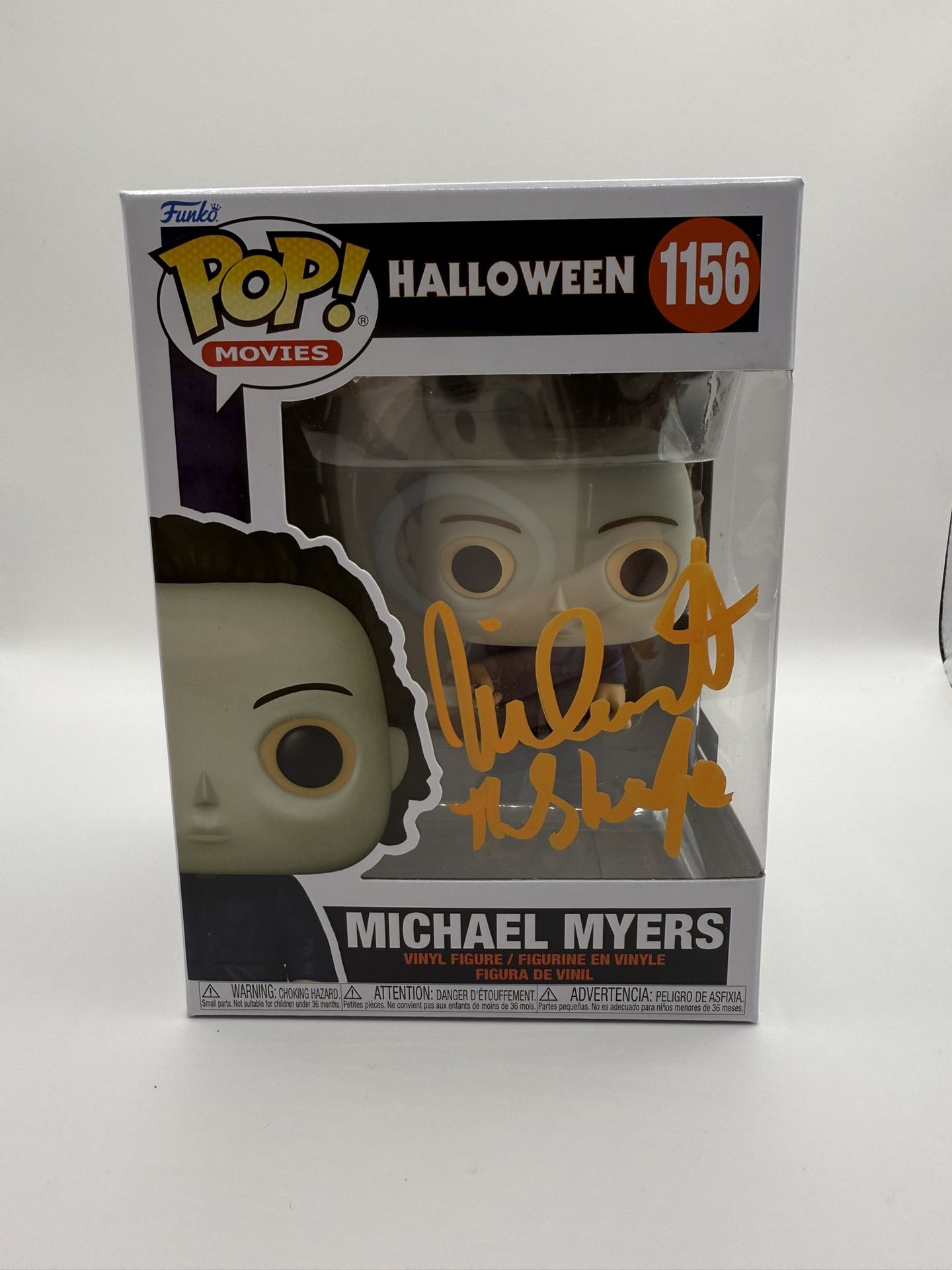 Nick Castle "The Shape" Michael Myers Signed Halloween Funko Pop #1156 +GCOA