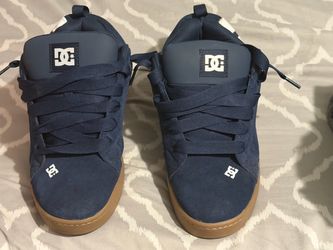 DC Shoes Men's Court Graffik Special Edition Skate Shoe Navy/White/Gum - DC01665