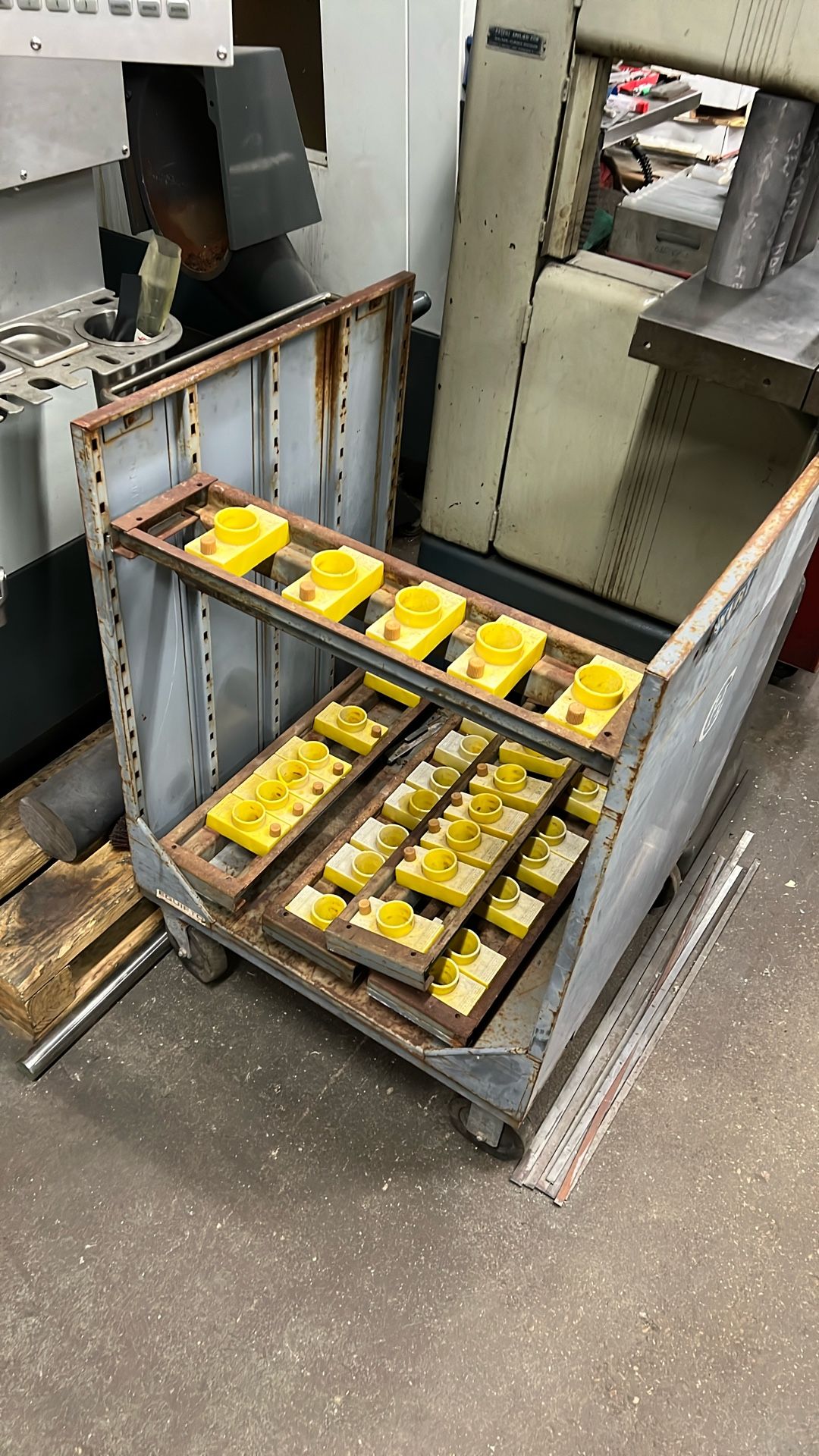 CNC Cat 40 Tool Cart