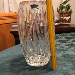 Vintage Polonia 24% Lead Crystal Vase