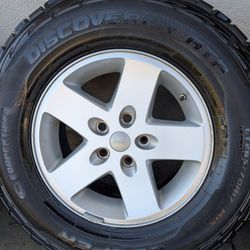 2008 JEEP WRANGLER TIRES/RIMS 