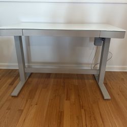 Tresanti 47” Adjustable Height Standing Desk – Touch Controls + Wireless Charging!