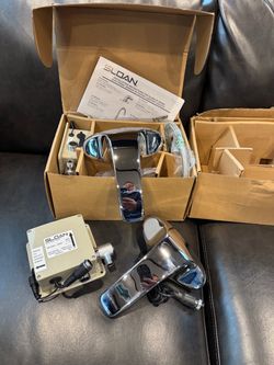 (2) NEW Sloan SF2350 Battery-Operated Sensor Faucets – Open Box / Never Used