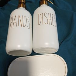 Momeemo New Dish An Hand Soap Dispenser With Tray