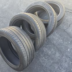 Set. Tires. 235. 45. 18.  Michelin 