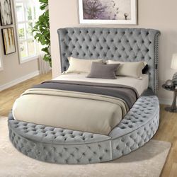 Bluetooth Speakers 🔊 And USB 🔌 Charging Ports SALE  NOW ONLY $1999  (King Size) GREY  WAS $2595 (Save -$600.00) 