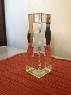 Crystal candle holder