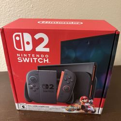 Nintendo Switch V2 W Mario Kart 8 Deluxe