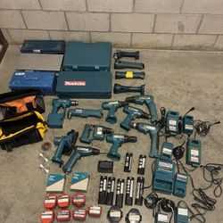 Makita power tool lot (as is) (everything included) 