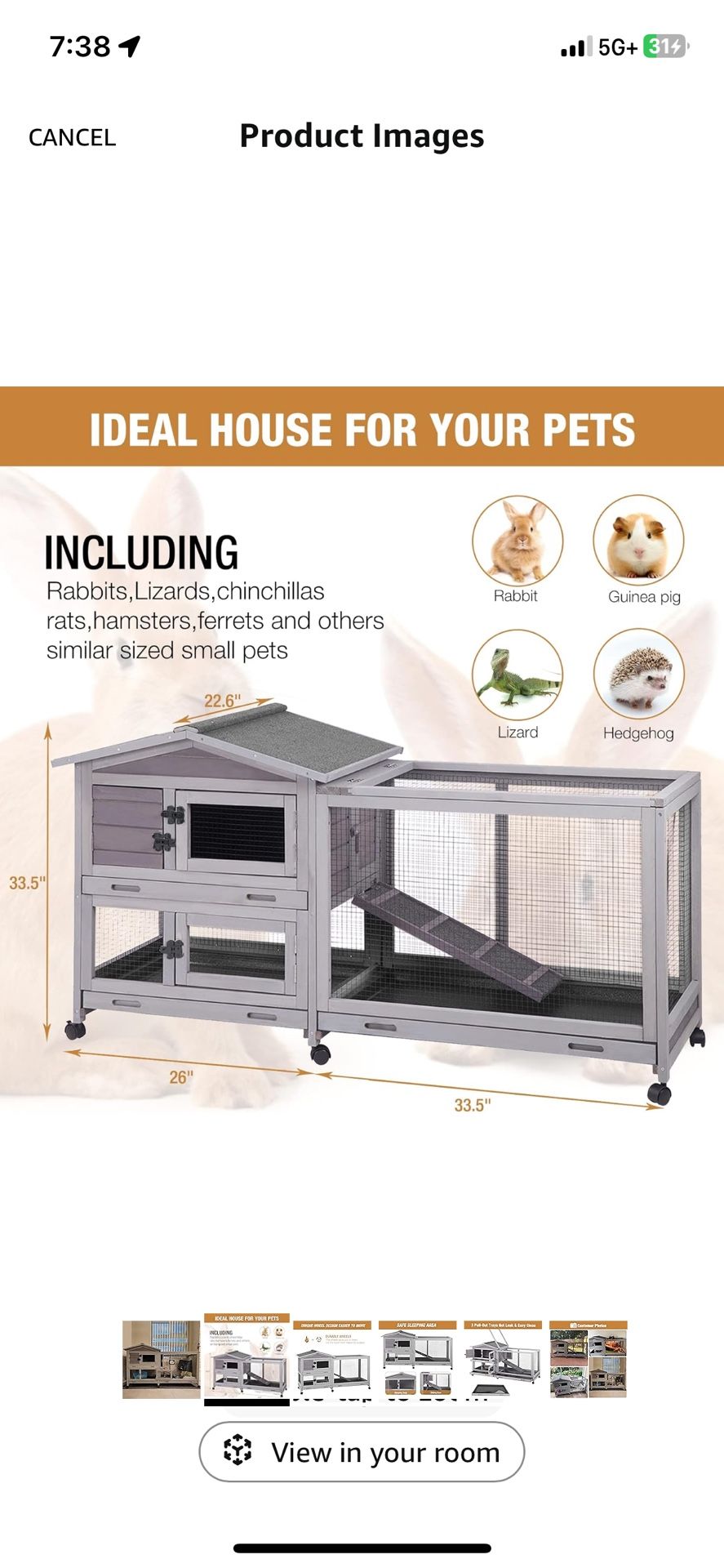Bunny / Hamster Enclosure