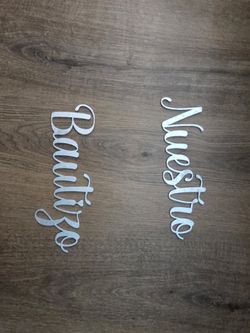 Nuestro Bautizo Cake Topper 