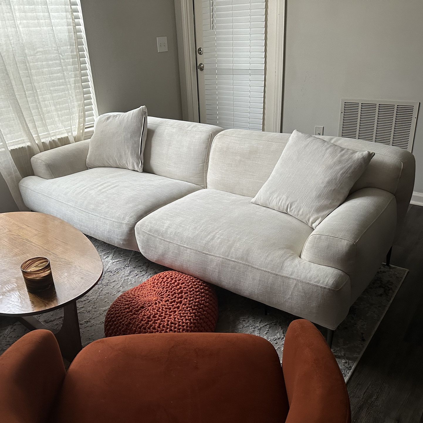 Article Abisko Quartz White Couch 