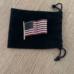 USA Flag Brooch 