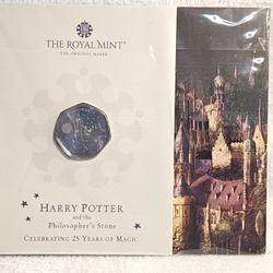 #426 Brilliant UNC Harry Potter Hogwarts School Coin 