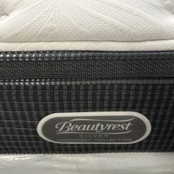 Queen Size Beautyrest Silver Luxury Firm Pillow Top Mattress