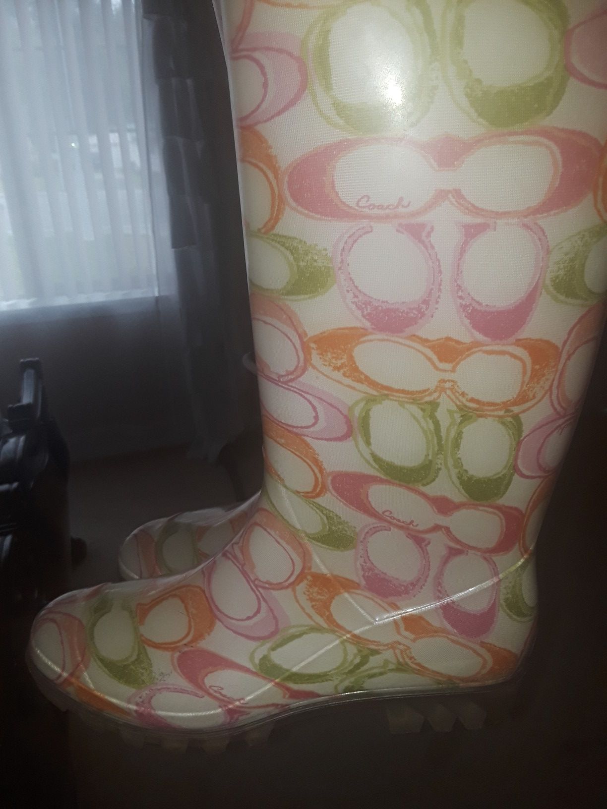 Coach rain boots