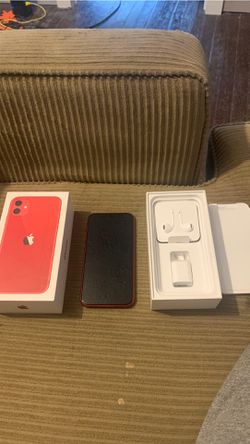 Red iPhone 11 NO TRADES CASH ONLY