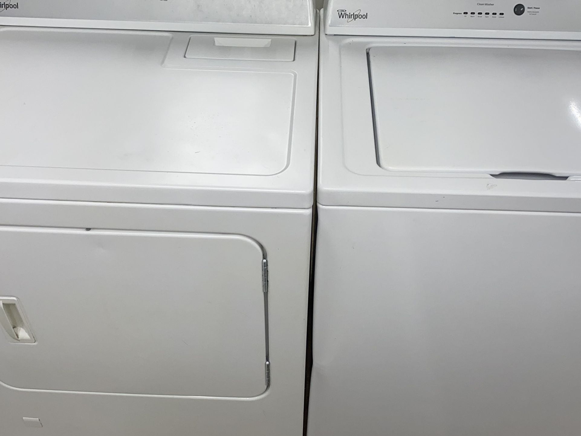 Whirlpool Set Washer And Dryer Gas Good Condition We Delivery