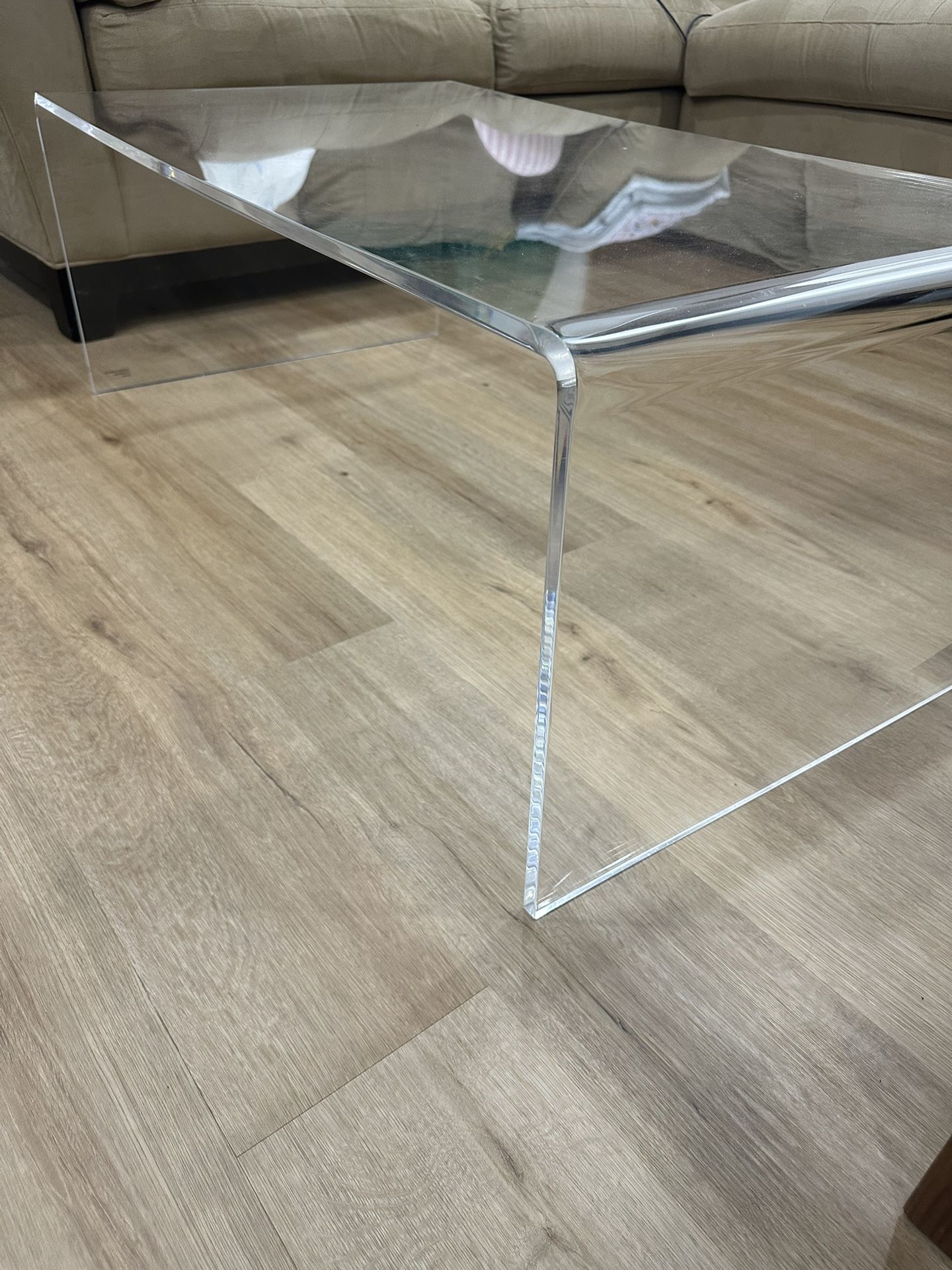 Clear Acrylic Coffee Table