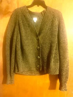 A New Day green button up cardigan size M