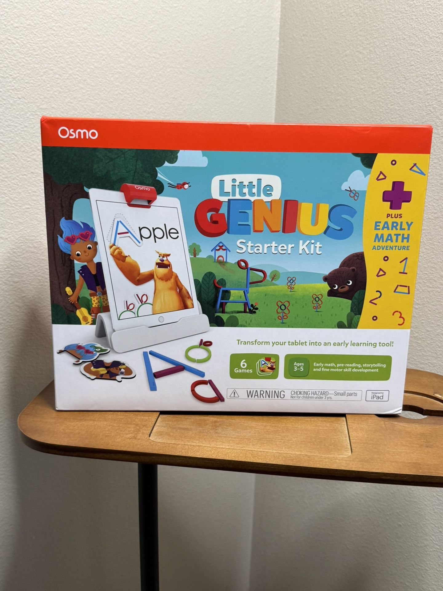 OSMO Little Genius Starter Kit Plus Early Math Adventure For iPad