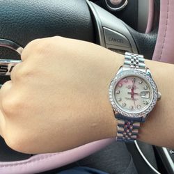 Rolex Lady-Datejust 26mm Diamond Bezel Mother of Pearl Diamond Dial,SteelJubilee