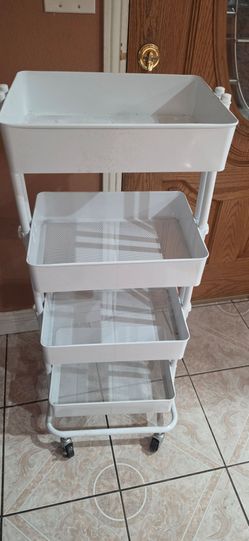 4 tier rolling cart
