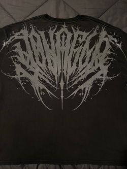 YoungLA Chaos tee black wash Medium