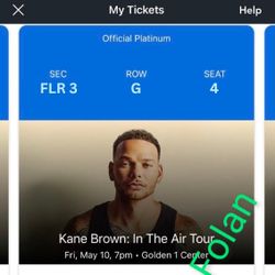 Kane Brown Concert Tickets For Sale | May 10th
