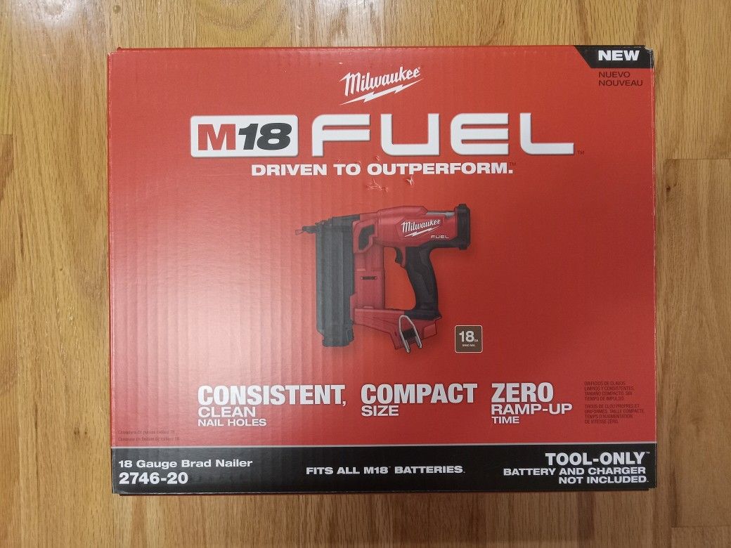 Milwaukee M18 Fuel Brad Nailer