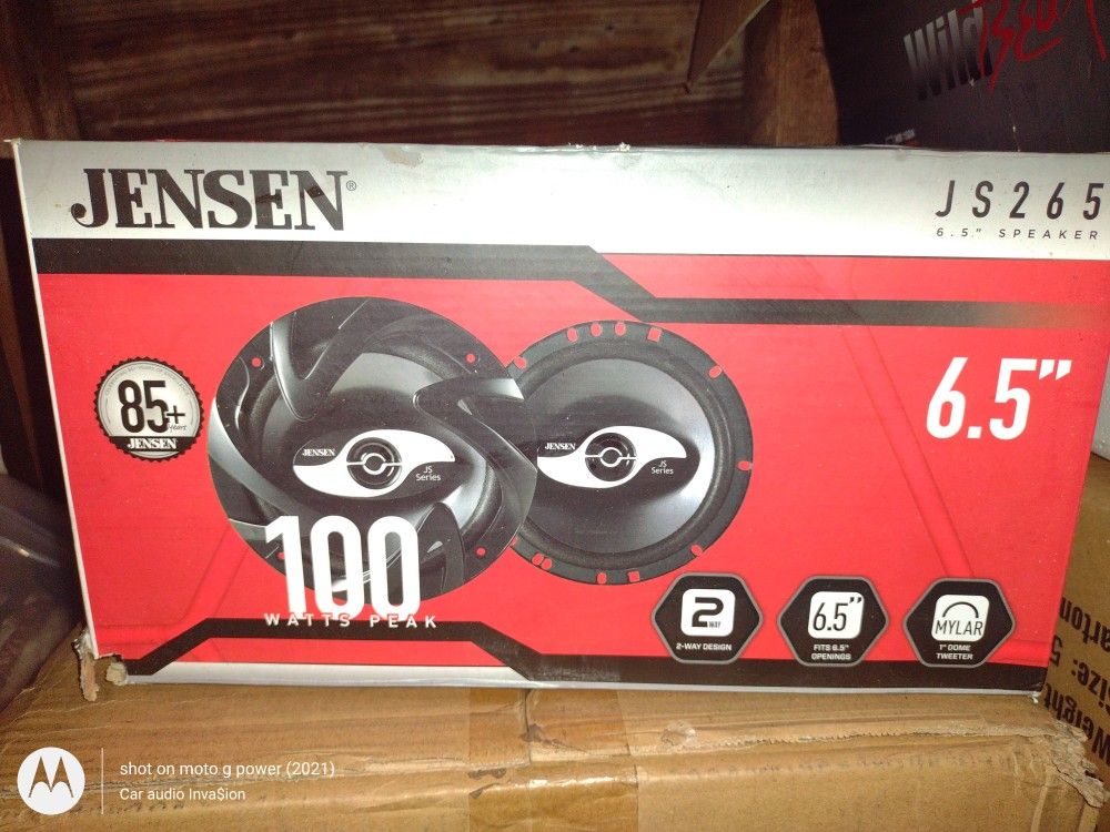 Sold Out New Old Stock Clearance Jensen 6.5" Coax Car Speakers $10 Per Box 