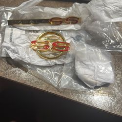 62-64 Chevy SS Impala Gold Plated Emblems