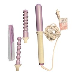 MONAT Endless Curls Interchangeable Curling Wand Set Hair Styling Hot Tool