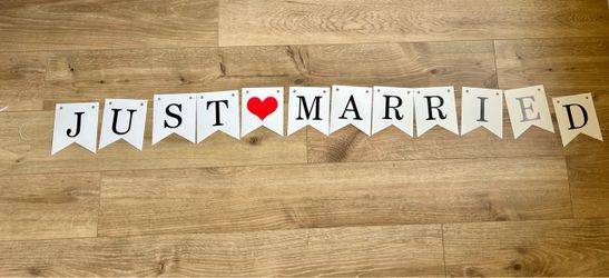 Just Married Banner