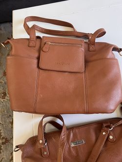 Lily Jade “Madeline” Diaper Bag. Never Used. All Inserts