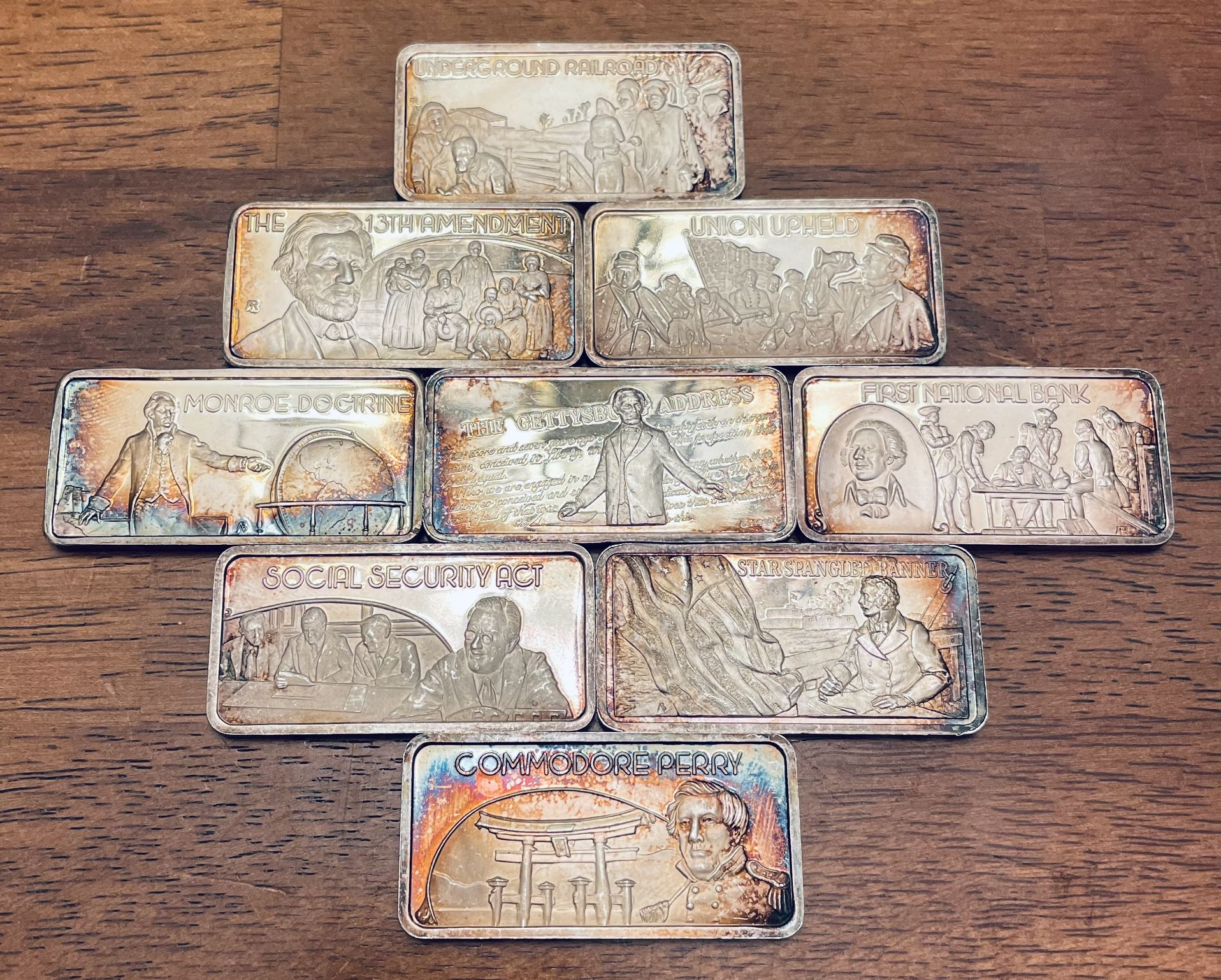 .999 Silver - America’s Greatest Events Ingots