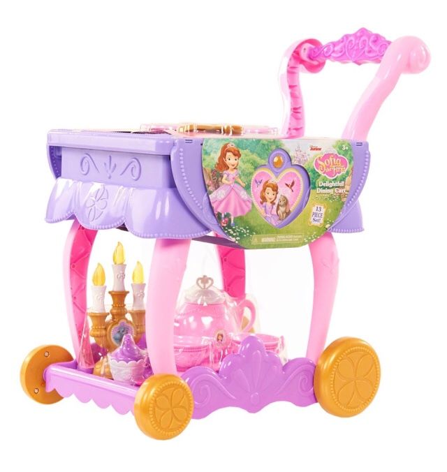 Disney Sofia the First 13-Piece Delightful Dining Cart