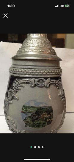 German Ceramic Beer Stein