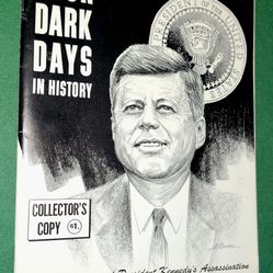 1963 Four Dark Days in History of President John F. Kennedy Assassination. NEAR MINT!