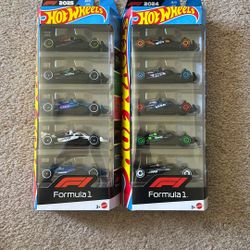 Hotwheels 2 -5 Packs F1 2024&2025